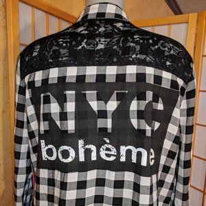Seventeen, NEW, button down shirt, xl
